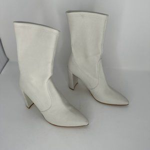Stuart Weitzman Leather Sock Boots